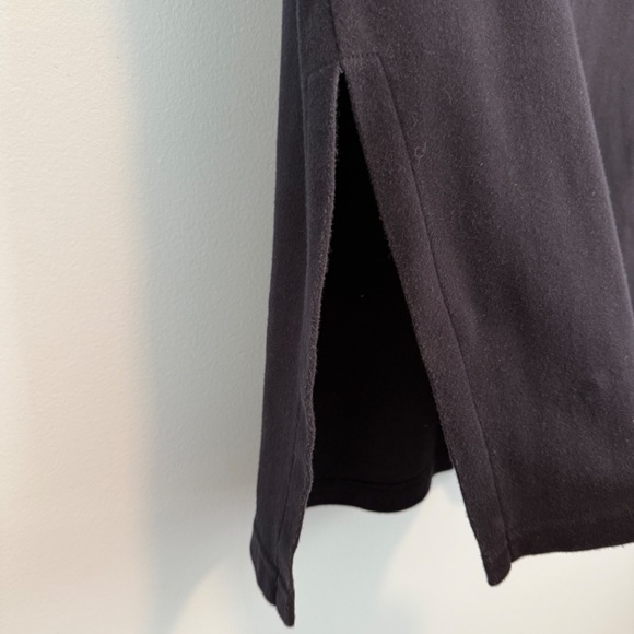 Talbots Black White Knit Shift‎ Shirt Dress Size M - Picture 3 of 8